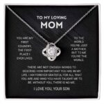 Mom Love Knot Necklace From Son - Image 10