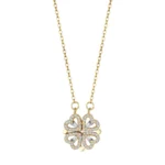 Clover Hearts Necklace