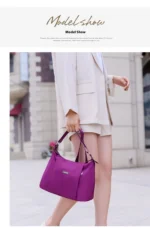 Fashion Oxford Cloth Shoulder Bag Simple Women's Crossbody Bag - Image 5